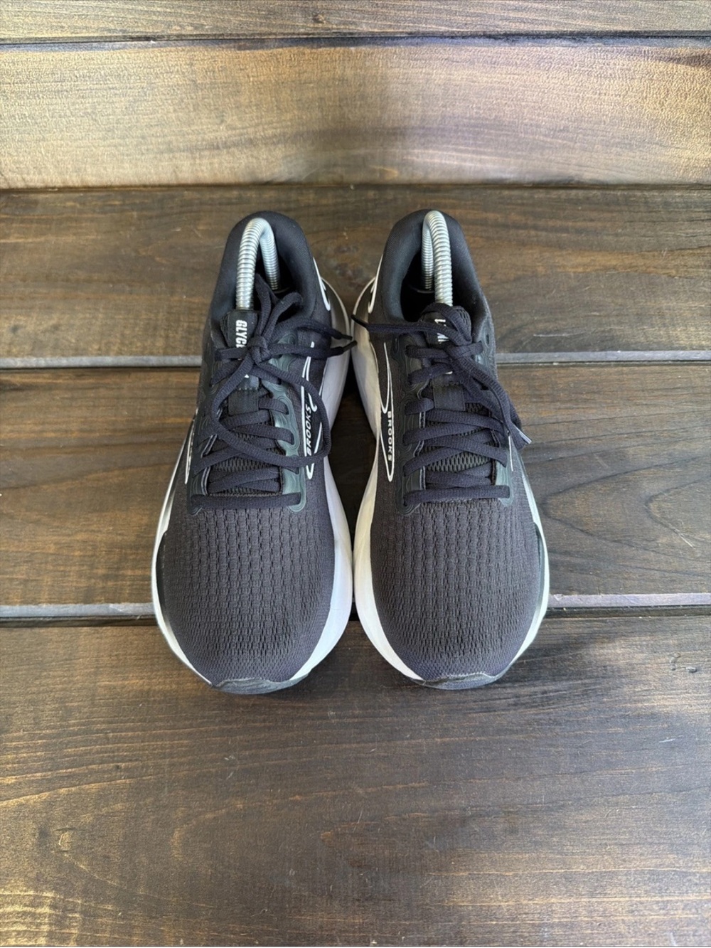 Brooks Glycerin 21 Black & White Sneakers Running Shoes Women Size 8.5 B - Picture 3 of 11